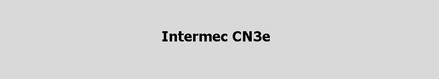 Intermec CN3E handheld computer, route accounting