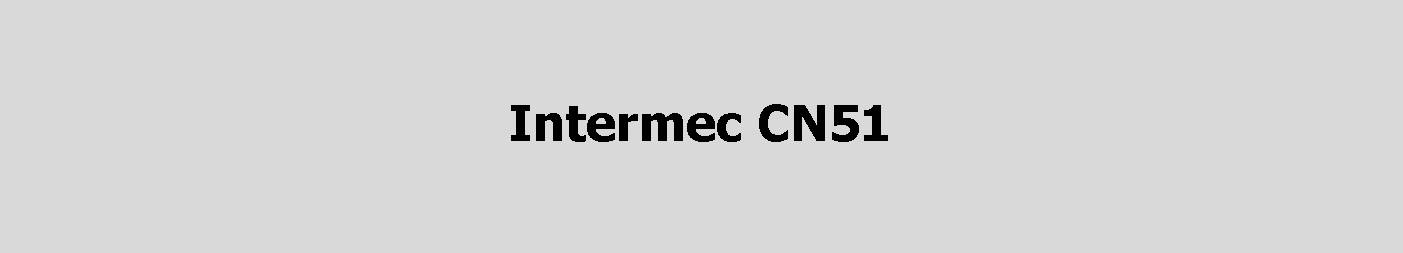 Intermec CN51 handheld computer, route accounting